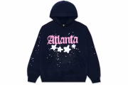 Sp5der Drak Blue Atlanta Hoodie