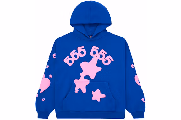 Sp5der Beluga Hoodie Blue