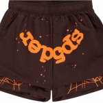 Sp5der OG Web Double Layer Short Brown/Orange