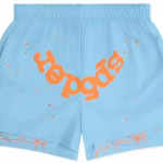 SP5DER OG WEB DOUBLE LAYER SKY BLUE SHORTS