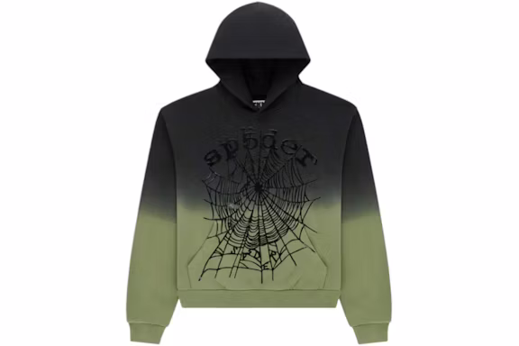 Sp5der OG Web Ombre Hoodie Black