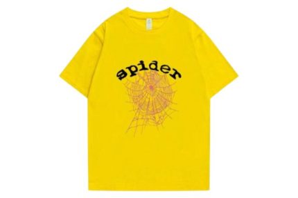 Sp5der Thug King Spider Young T-Shirt – Yellow