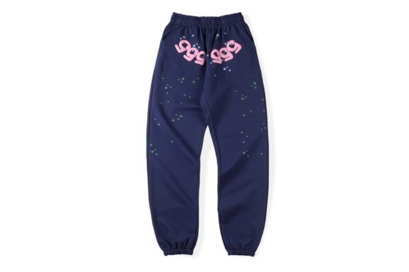 Sp5der 555 555 Blue Sweatpants