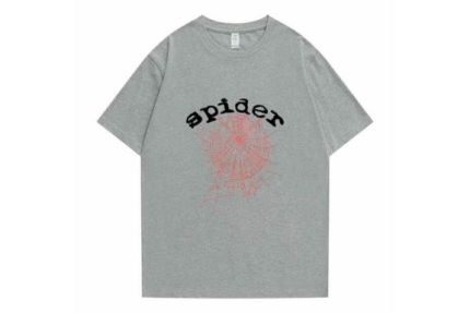 Sp5der Young Thug King – Grey T-Shirt