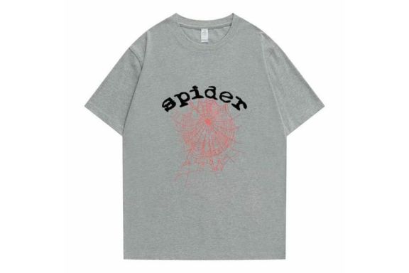 Sp5der Young Thug King – Grey T-Shirt