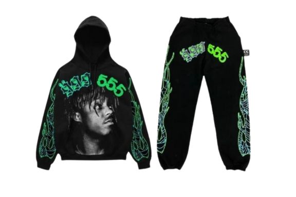 Sp5der 999 555 Tracksuit Club-Black