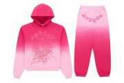 Sp5der OG Web Ombre Tracksuit Pink